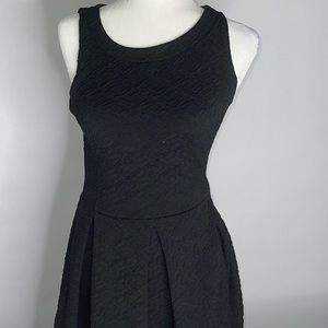 Frenchi Dresses black halter flare dress